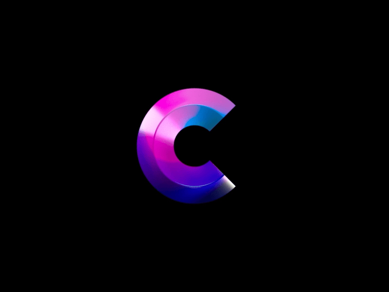 Letter C Logo Gif