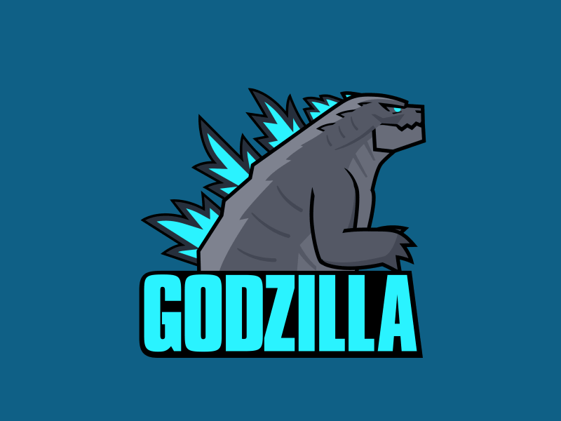Godzilla animated sticker animation character animation gif godzilla monster warner bros