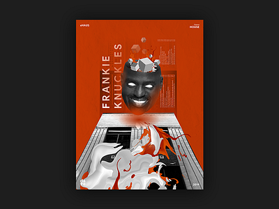 xHAUS 01 - genre: House abstract frankie knuckles house music poster design visual art visual design xhaus