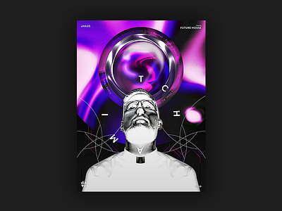 xHAUS 07 - genre: Future House abstract acid artwork design music poster art poster design visual art xhaus