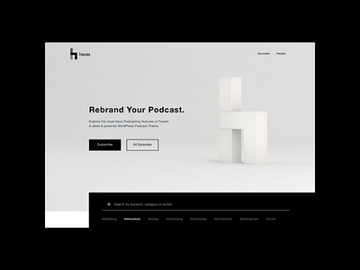 Havas Podcast website