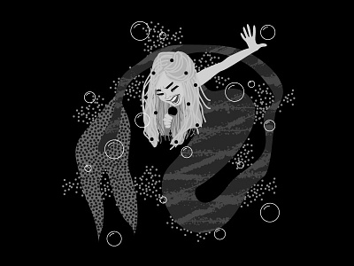 Mermay 18: Voice adobe illustrator character character design dark design digital flat girl graphics illustration illustrator mermaid mermay ocean people sea vector vector artwork