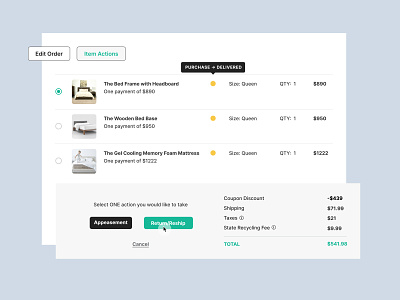 Return Item designs, themes, templates and downloadable graphic elements on  Dribbble