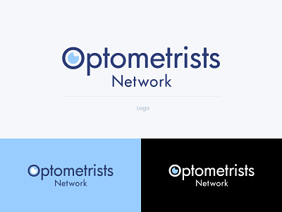 Brand Identity for the Optometrist Network brand design branding clean design eye icon illustration logo logo design minimal optometrist typography