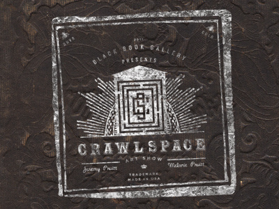 Crawlspace Art Show Logo art crawlspace logo show thinkmule