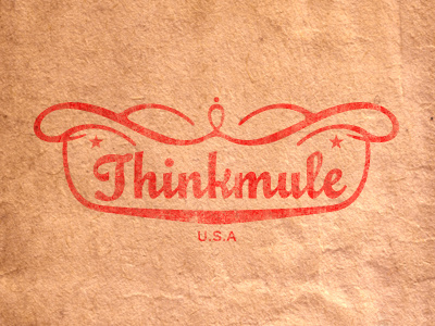 THINKMULE™ horn logo horn log star thinkmule