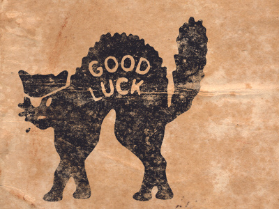 Good Luck Cat Logo
