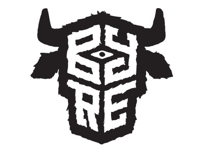 Byre Band Logo band cow icon logo