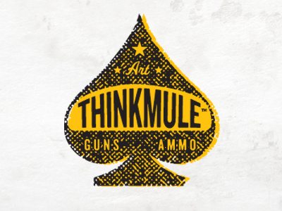 THINKMULE™ Spade Logo ammo art guns logo spade thinkmule
