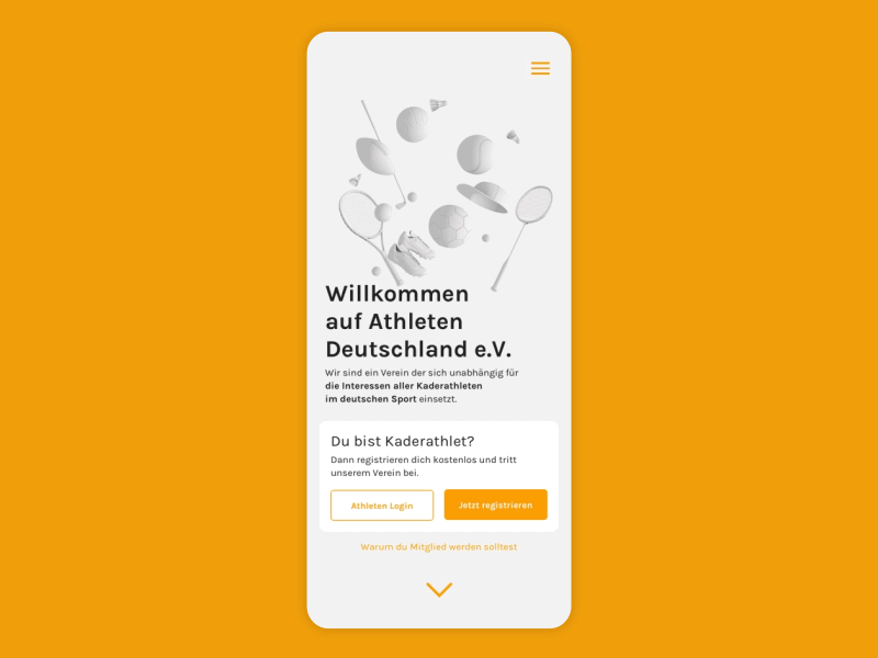 Athleten Deutschland – Mobile berlin design interface mobile platform ui ui design ux ux design ux ui