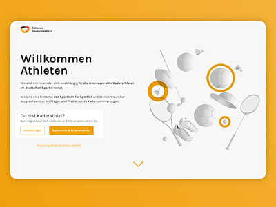 Athleten Deutschland – Home berlin design interface platform ui ui design ux ux design ux ui