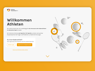 Athleten Deutschland – Home berlin design interface platform ui ui design ux ux design ux ui