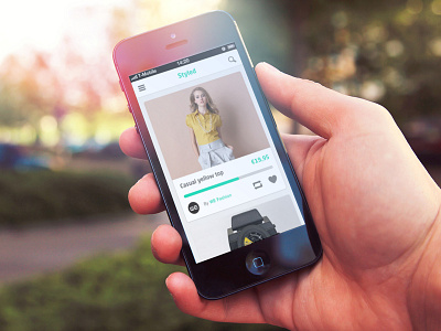 Styled app clothing flat ios iphone retina social stream style