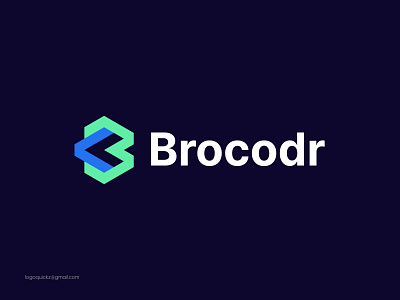 Brocodr Logo Design - Software and IT Company Logo Concept