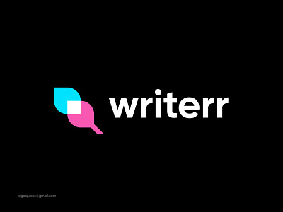 Writer Pen Logo Design - Author Logo Concept