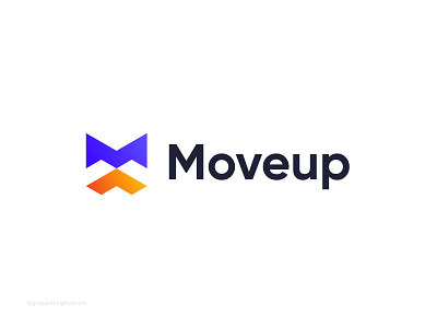 Moveup Financial and Marketing Logo Design Concept brand identity branding business logo company logo design finance flat logo growth icon letter logo logo logotype m logo marketing minimal modern logo monogram optimize professional logo vector