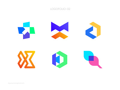 Modern and Creative Logo Collection - Logofolio-02 abstract logo brand identity branding business logo crypto design icon logo logo collection logotype minimalist logo modern logo monogram overlap startup symbol technology typography vector web3