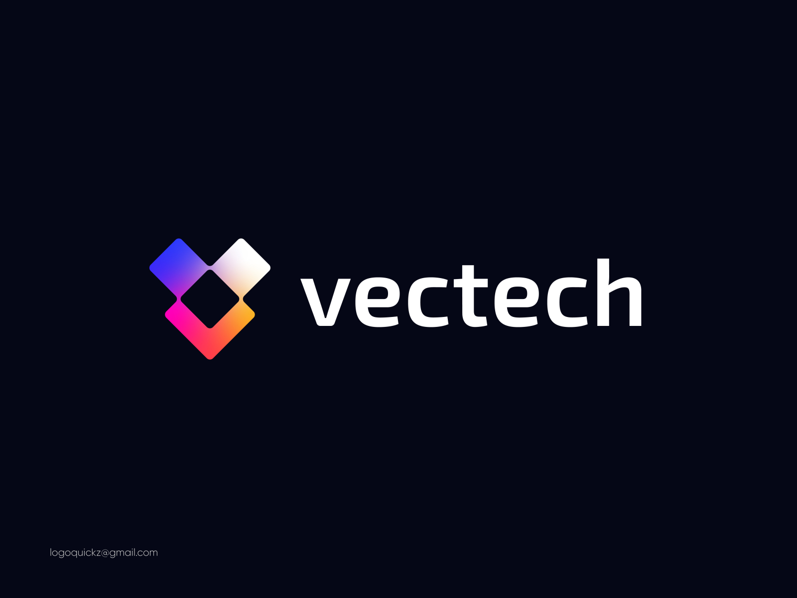 Vectech Logo Design - Modern Tech Startup and LetterLogo Concept by ...