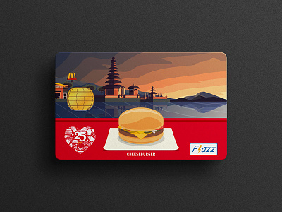 Dawn In Bali bali bank burger card dawn mcdonalds money sky