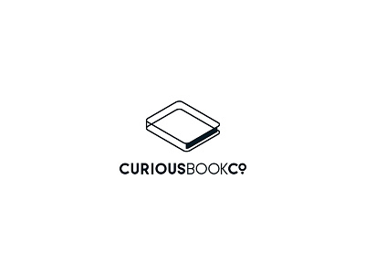 Curious Book book company curious frame hollow logo transparent