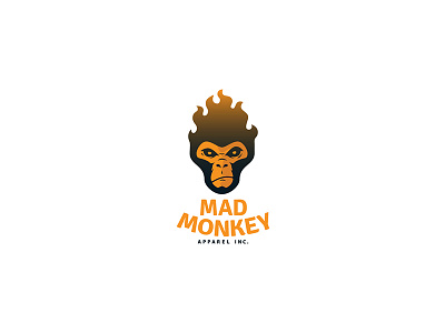 Mad Monkey angry ape burn fire furious mad monkey