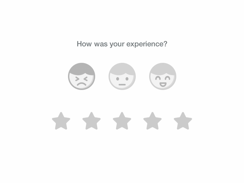 Feedback Rating feedback interaction rating smiley star