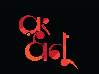 Typography letter logo logo typography
