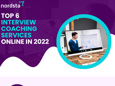 Top 6 Interview Coaching Services Online in 2022 - Nordsta 3d animation branding business carrier change consultant course design graphic design illustration interview logo mentoring motion graphics ui