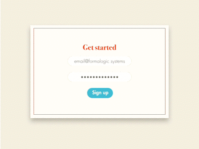 Daily UI 001 - Sign Up animation dailyui motion sign up subscribe ui user experience