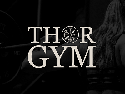 Thor Gym Brand Concept Logo brand branding design flat gym identity logo modern norse scandinavian