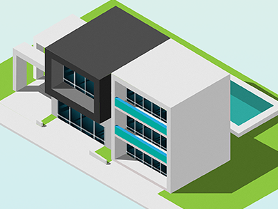 Isometric House architechture home house isometric isometry