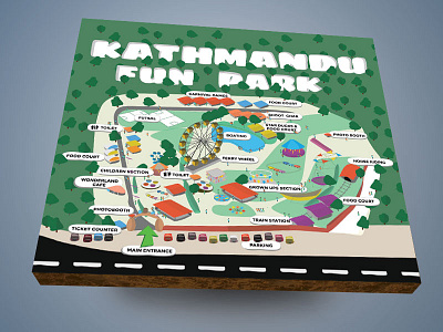 Funpark Kathmandu Illustrative Map