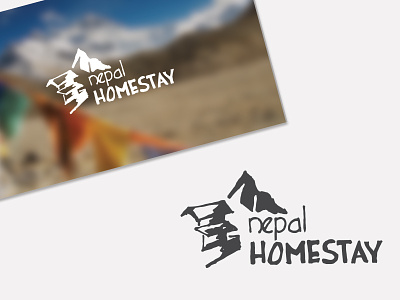 Welcome to Himalaya brand himalaya homestay logo nepal thedesignpig typography
