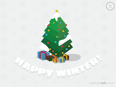 Merry Christmas, Happy New Year, Happy Winter