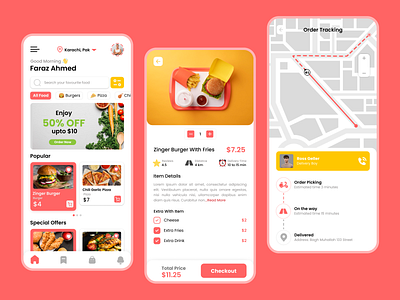 Food Delivery App UI