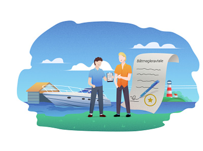 Boat trading 2 ai boat business corporate graphics illustration illustrator landing page trade trading vector yacht