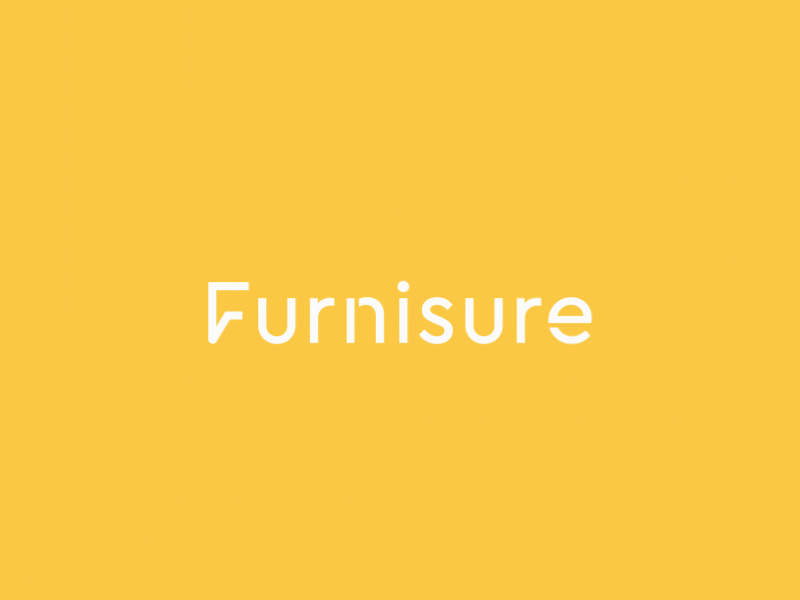 Furnisure (logo animation) ae animation branding corporate flat furniture gif logo logo animation logotype motion motion design motiondesign shape animation vector