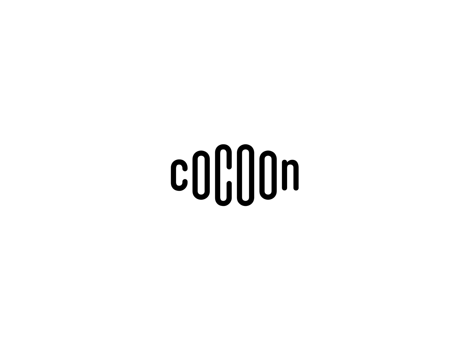 Cocoon (logo animation) ae animation animation 2d animation after effects animation design blackandwhite branding corporate flat gif logo logo animation minimalistic motion design shape animation simple vector