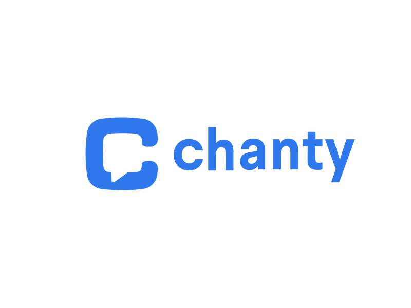 Chanty logo animation ae animation chanty flat gif logo logo animation motion design shape animation
