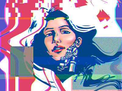 Glitch lady