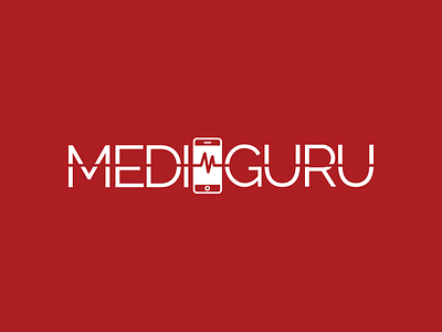 Mediguru Branding app branding health heartbeat logo medical