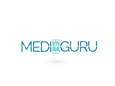 Mediguru Branding branding health heatbeat logo