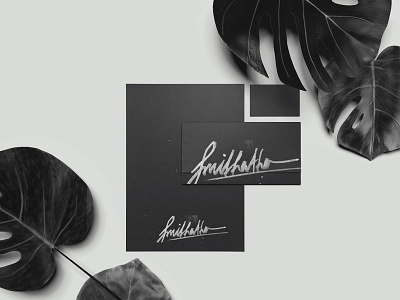 Signature Branding art direction branding classy clean creative design freehand logo names stationary stationary design