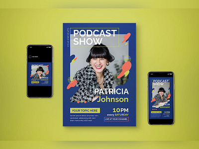 Podcast Flyer Set