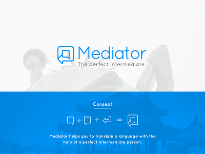 Mediator - Language intermediate app logo