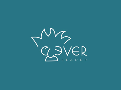 Clever Leader albert albert einstein clever face logo intelligent leader line logo logo