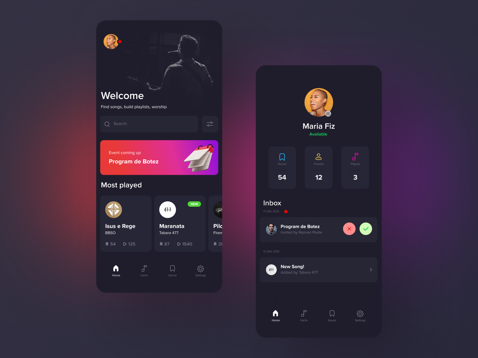 LeadMe app by Andrei J. Luca on Dribbble