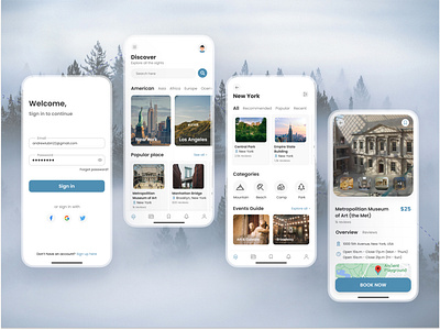 Mobile travel app