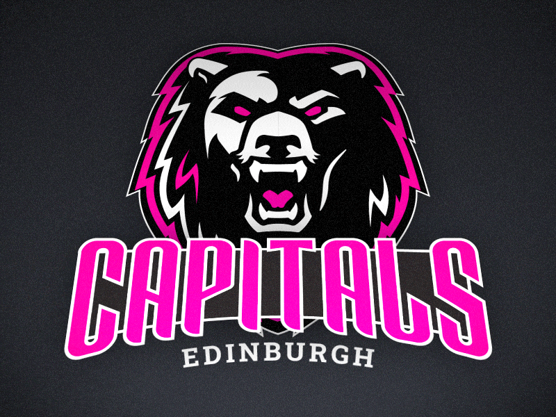 Edinburgh Capitals after animation effects illustration logo
