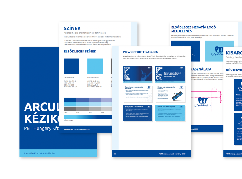 PBT Fencing Brandbook by Jacsó Péter Tivadar on Dribbble